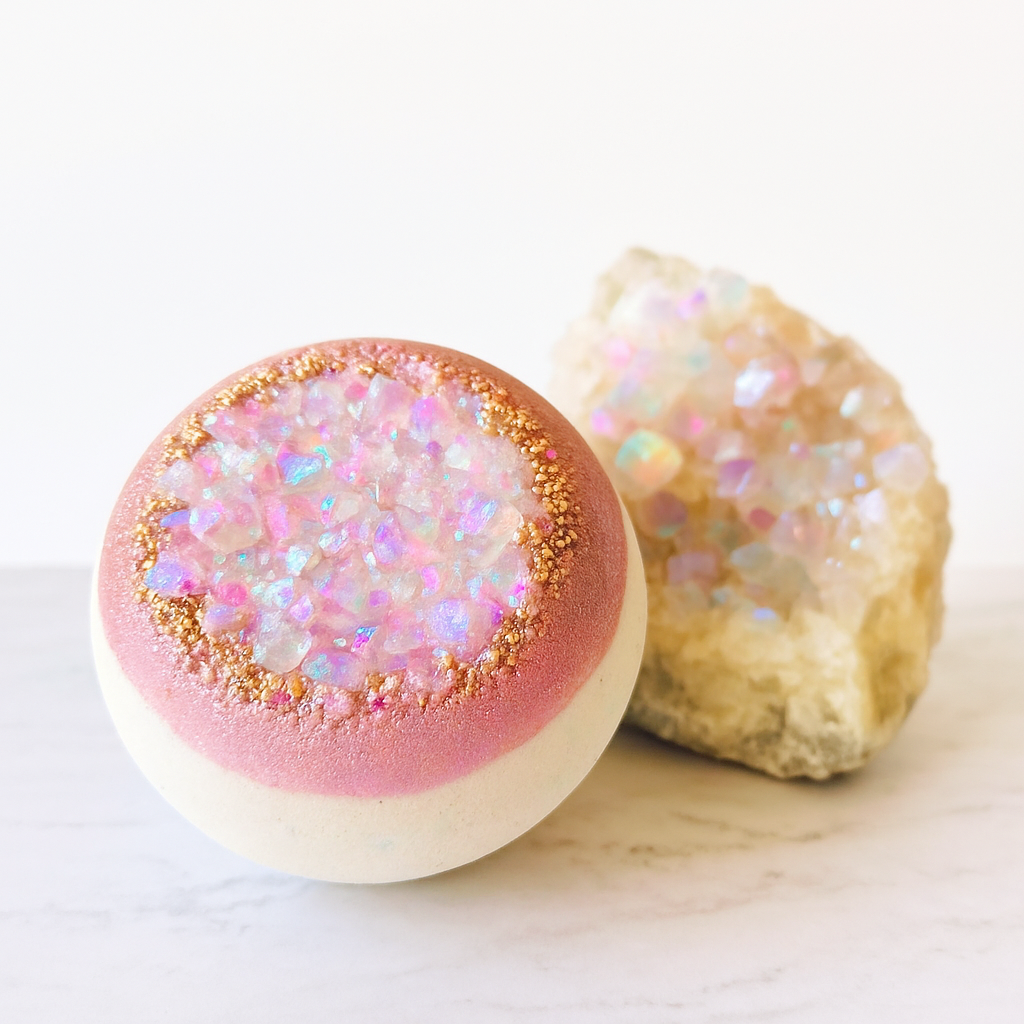 Opal |Hand-painted| Geode Bath Bomb