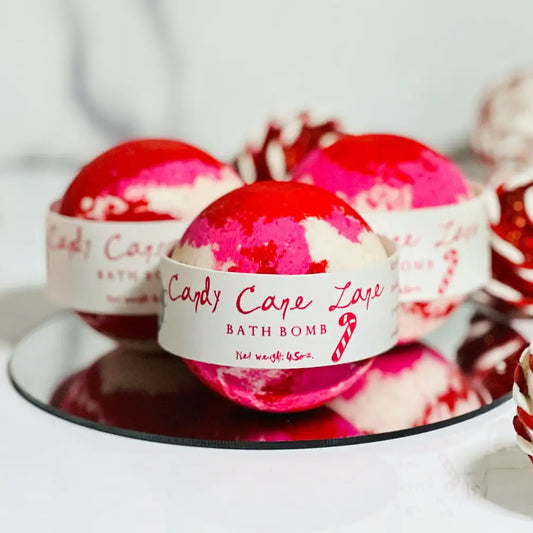 Candy Cane Lane Bath Bomb
