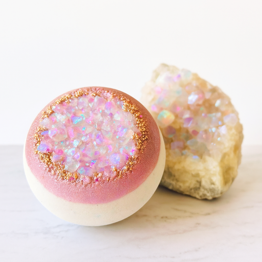 Opal |Hand-painted| Geode Bath Bomb