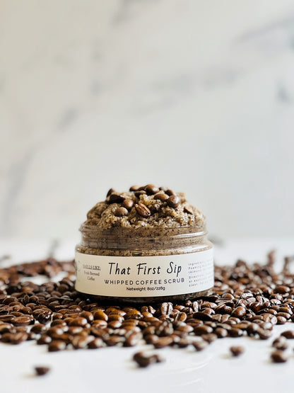 That First Sip Whipped Coffee Scrub